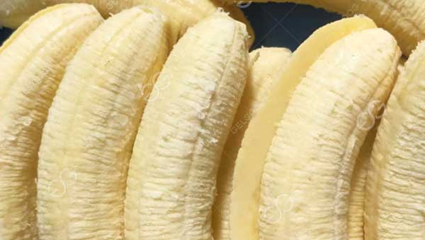 plátano pelado
